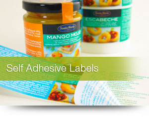 Self adhesive labels